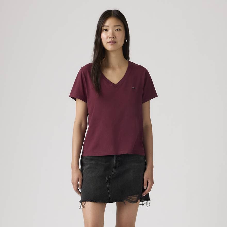 Favorite Cotton V-Neck Tee