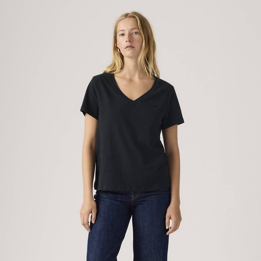 Favorite Cotton V-Neck Tee